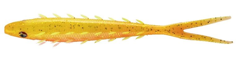 Daiwa gumová nástraha prorex pelagic shad hot yellow orange-21