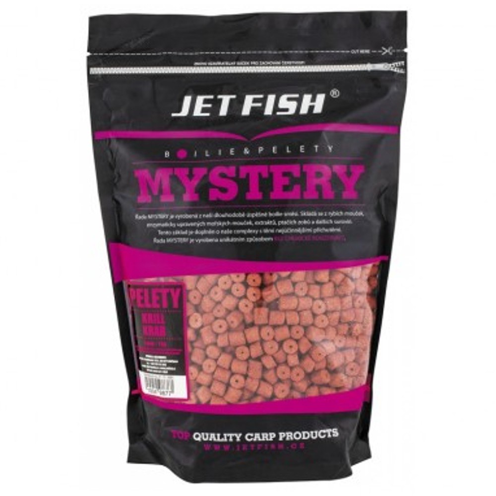 Jet fish pelety mystery 8 mm 1 kg-super spice