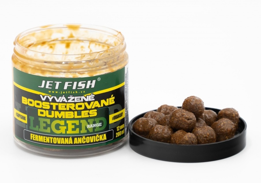 Jet fish vyvážené boosterované dumbles fermentová ančovička 200 ml 12 mm
