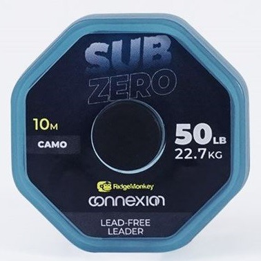 Ridgemonkey šňůrka connexion subzero lead free leader 10 m 50 lb