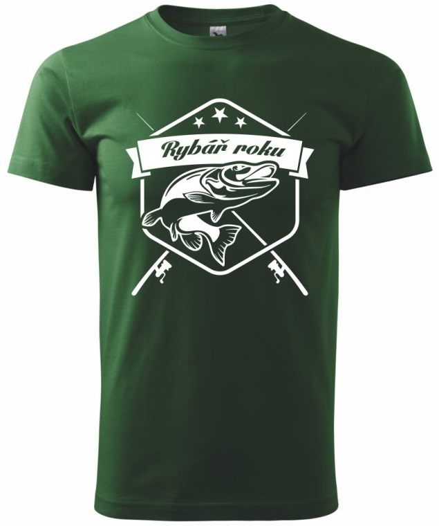 Tko tričko rybář roku zelené - velikost s