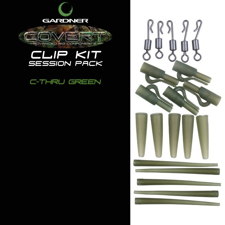 Gardner systém na boční zátěž covert clip kit pack-průhledná zelená