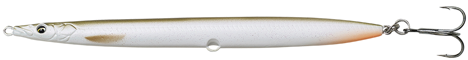 Savage gear sandeel pencil sinking matt white tobis - 9 cm 13 g