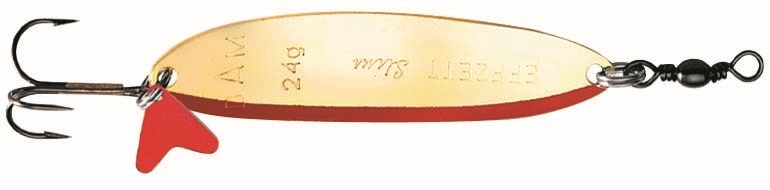 Dam třpytka effzett slim standard spoon silver gold - 8 cm 24 g