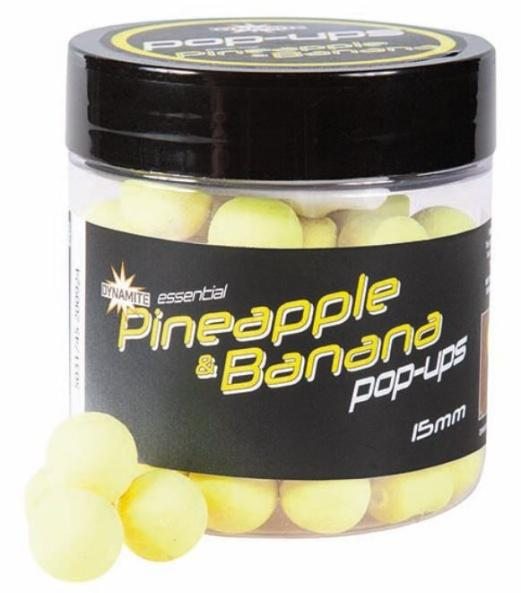 Dynamite baits pop-up fluro pineapple banana - 15 mm