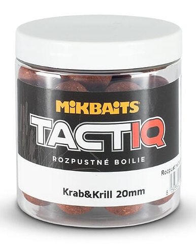 Mikbaits rozpustné boilies tactiq krab krill 250 ml - 20 mm