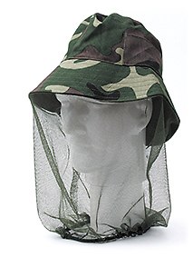 Behr klobouk s moskytiérou camouflage