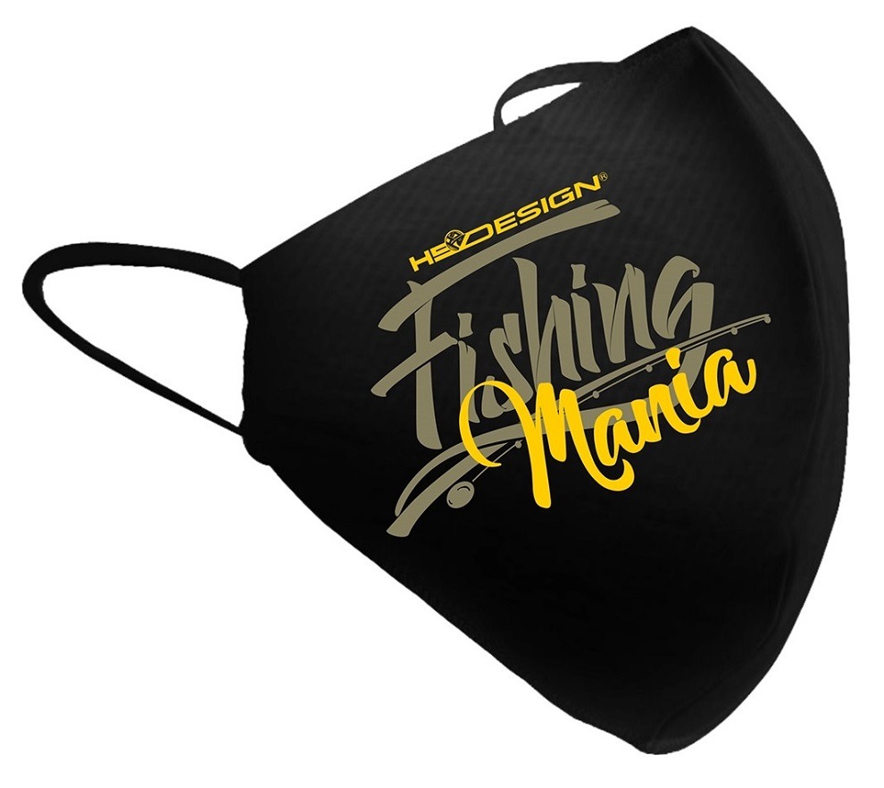 Hotspot design rouška fishing mania žlutá