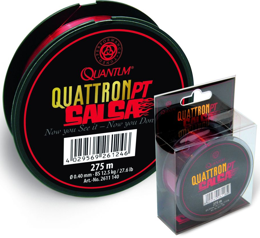 Quantum vlasec quattron salsa červená 275 m-průměr 0