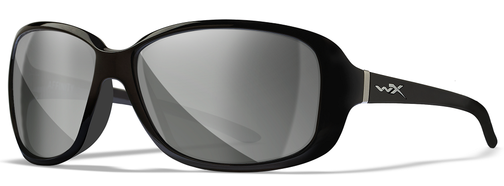 Wiley x polarizační brýle affinity silver flash smoke grey gloss black
