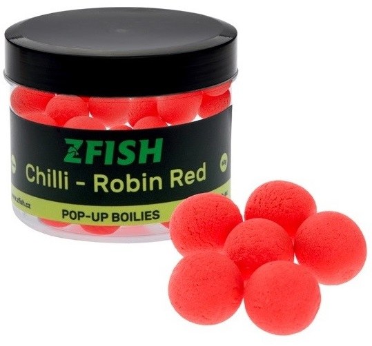 Zfish plovoucí boilies pop-up 60 g 16 mm - chilli robin red