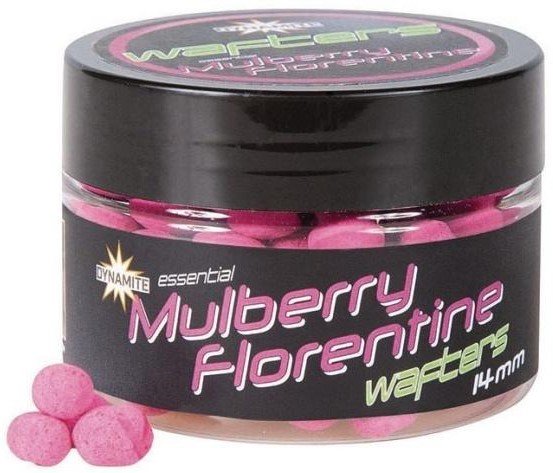 Dynamite baits boilie wafters fluro mulberry florentine 14 mm