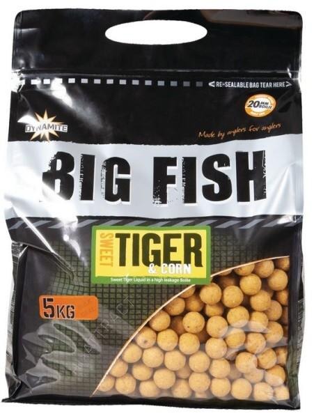 Dynamite baits boilies big fish sweet tiger corn - 5 kg 20 mm