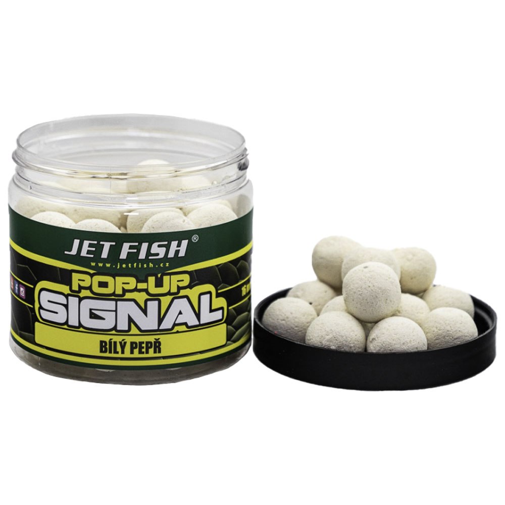 Jet fish signal pop up bílý pepř - 60 g 20 mm