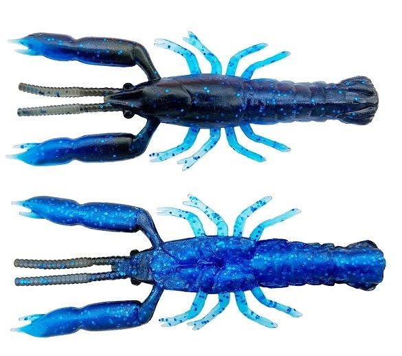 Savage gear gumová nástraha 3d crayfish rattling blue black 8 ks - 6