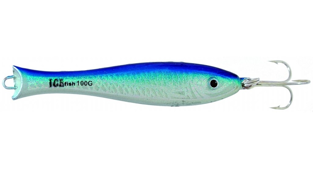 Ice fish pilker 3d modrý - 60 g
