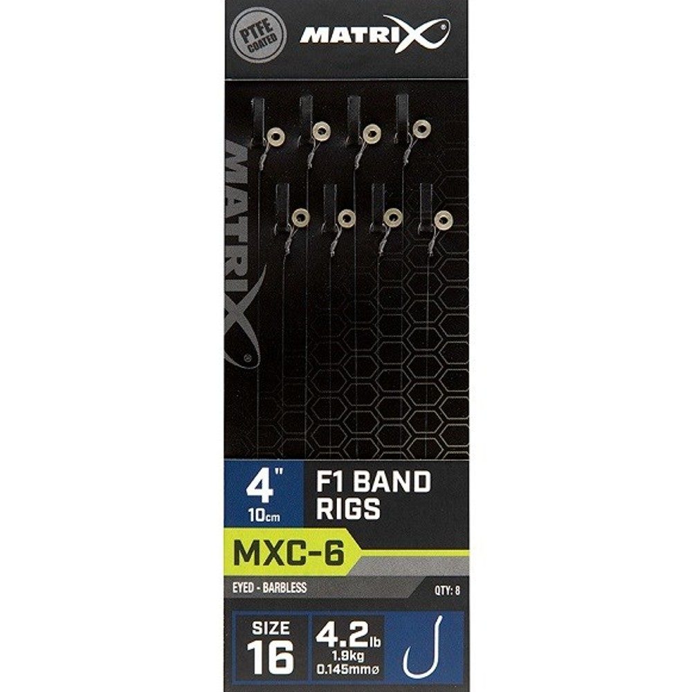 Matrix návazec mxc-6 barbless band rigs f1 10 cm - 16 0