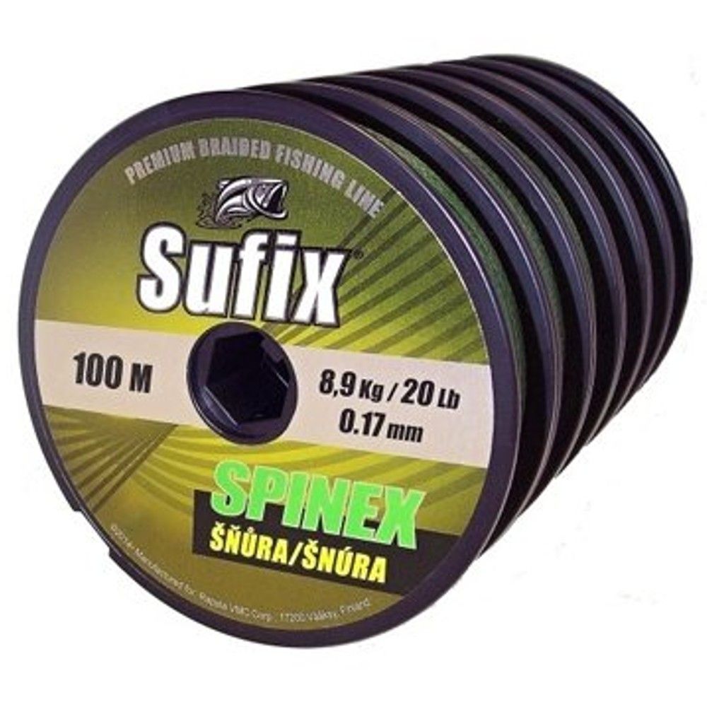 Sufix šňůra spinex green 100 m - 0