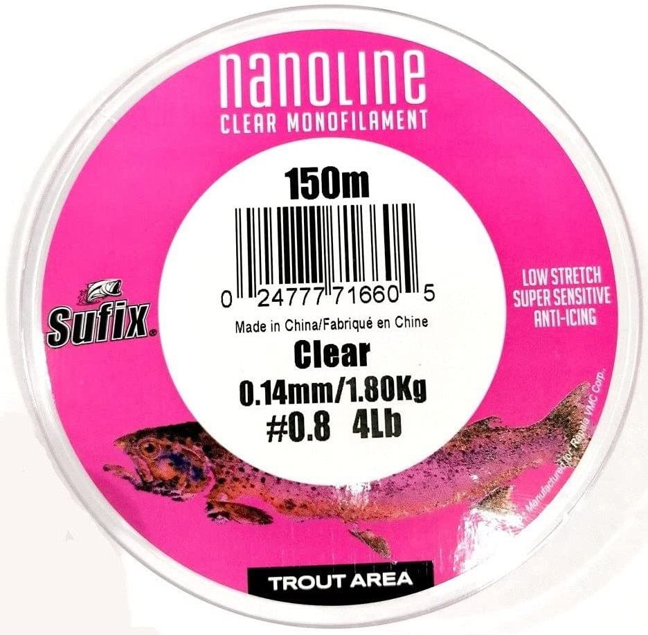 Sufix vlasec nanoline čirý - 100 m 0