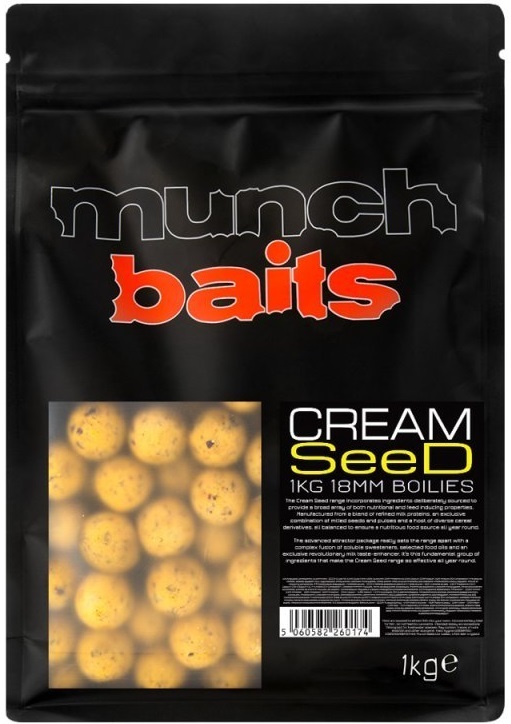 Munch baits boilie cream seed-1 kg 18 mm