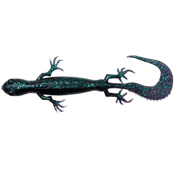 Savage gear gumová nástraha 3d lizard snking green pumpkin purple 10 cm 5