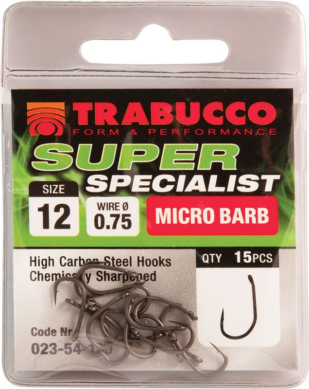 Trabucco háčky super specialist 15 ks-velikost 10