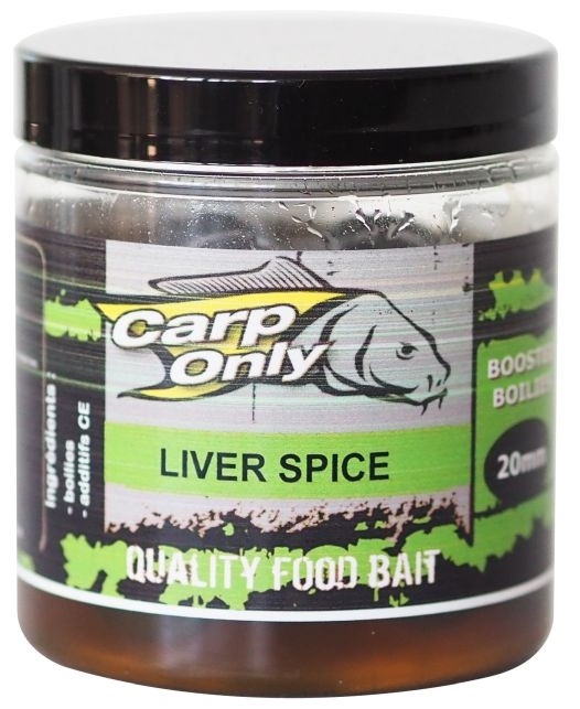 Carp only dipovaný boilies liver spice 250 ml - 24 mm
