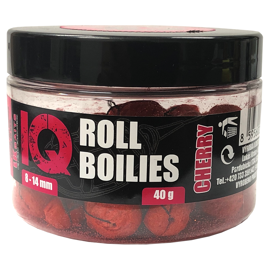 Lk baits rohlíkové boilie iq method feeder roll boilies 40g - cherry