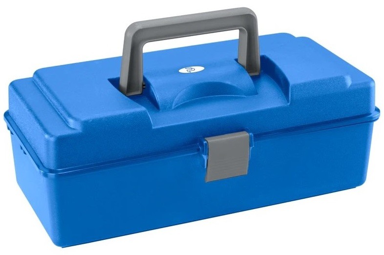 Plastica panaro rybářský kufřík 141 modrý