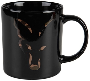 Fox hrnek black and camo head ceramic mug