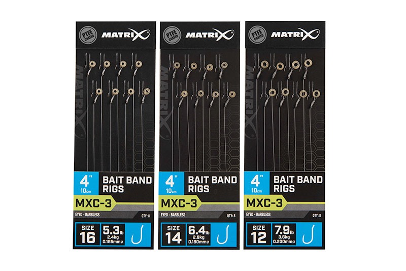Matrix návazec mxc-3 4” bait band rigs - velikost háčku 14 nosnost 2
