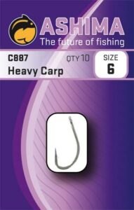 Ashima  háčky  c887 heavy carp  (10ks)-velikost 8