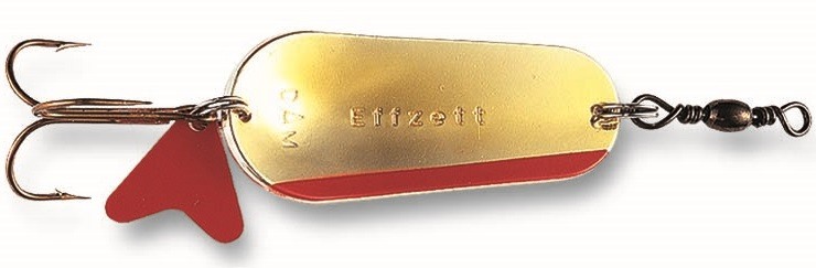 Dam třpytka effzett scales spoon sinking silver gold - 10 cm 60 g