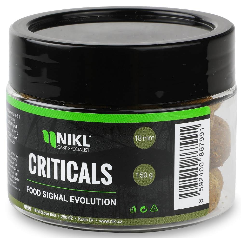 Nikl boilie criticals food signal 150 g - 20 mm