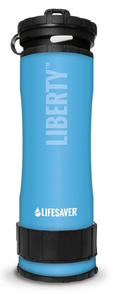 Lifesaver filtrační lahev na vodu liberty 400 ml modrá