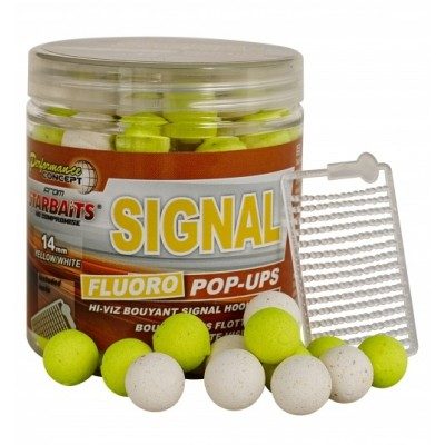 Starbaits plovoucí boilie fluo pop up signal - 80 g 14 mm