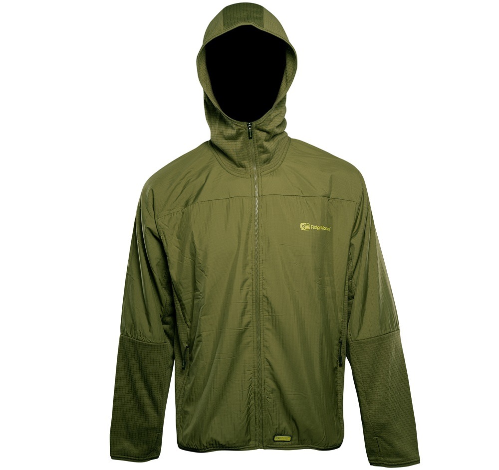 Ridgemonkey lehká bunda na zip zelená - velikost xl
