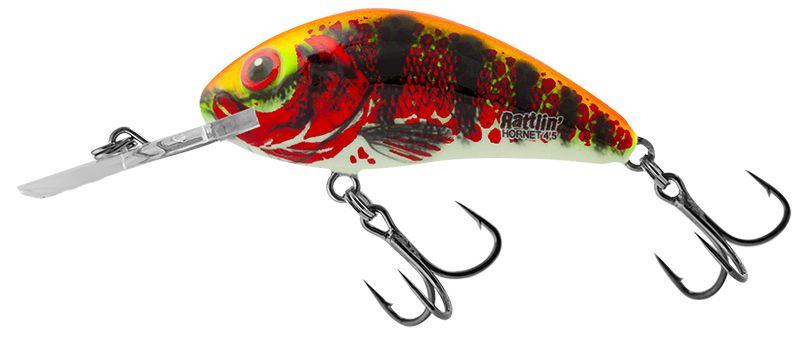 Salmo wobler rattlin hornet floating holo red perch - 3