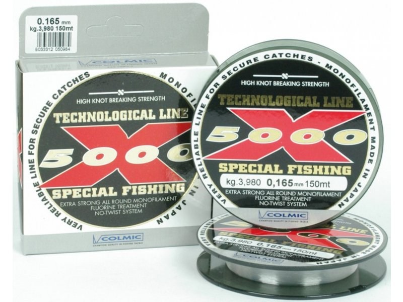 Colmic vlasec x5000 special fishing 150 m čirá-průměr 0