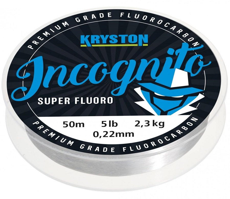 Kryston fluorocarbon incognito čirý 20 m - průměr 0
