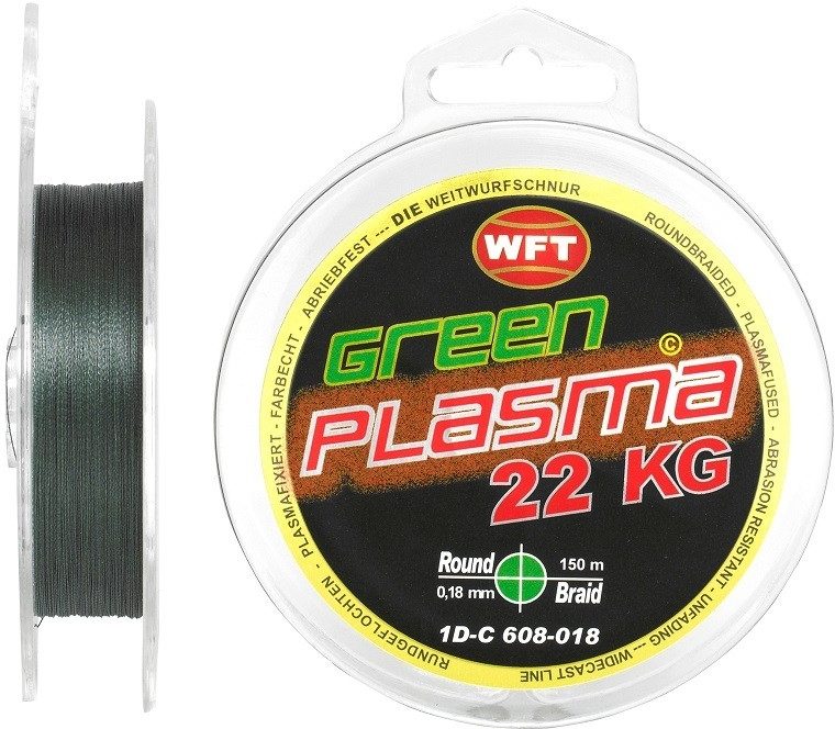 Wft šňůra kg plasma round green 150 m - 0