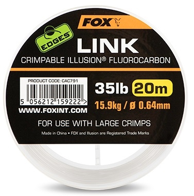 Fox fluorocarbon edges link illusion čirý 20 m - 0