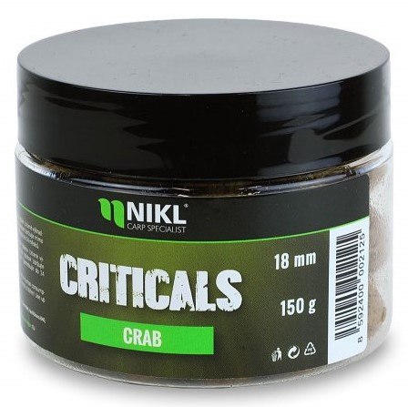 Nikl criticals boilie crab 150 g - 18 mm