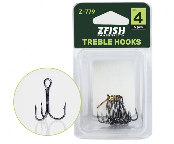 Zfish trojháčky treble hooks z-779 - 1