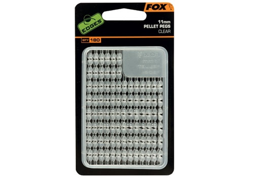 Fox zarážky na pelety edges pellet pegs clear-velikost 11 mm