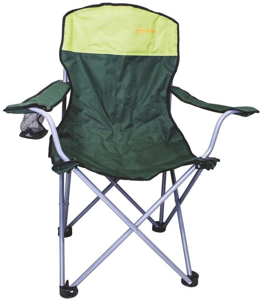 Mistrall židle žlutozelená s područkami