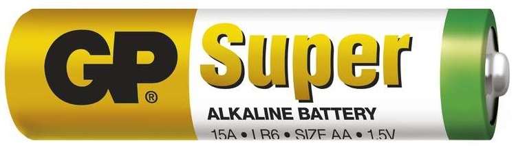 Gp batteries alkalická baterie gp super lr6 (aa) 4 ks