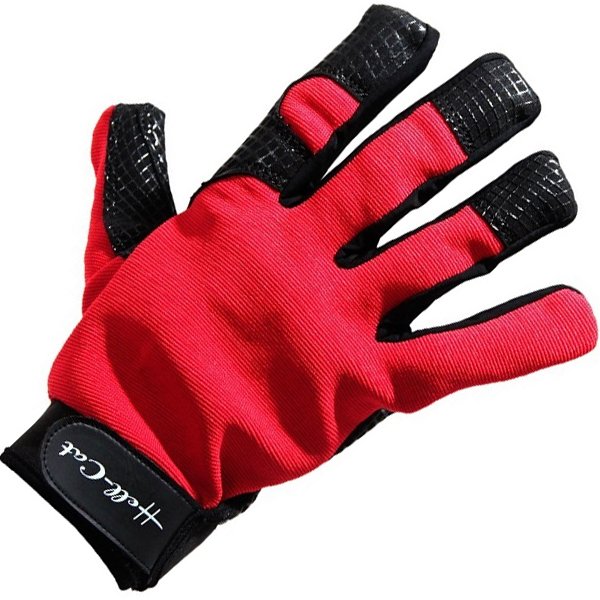 Hell-cat rukavice černo červené-velikost xl