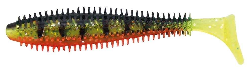 Fox rage gumová nástraha ultra uv spikey shads perch-12 cm