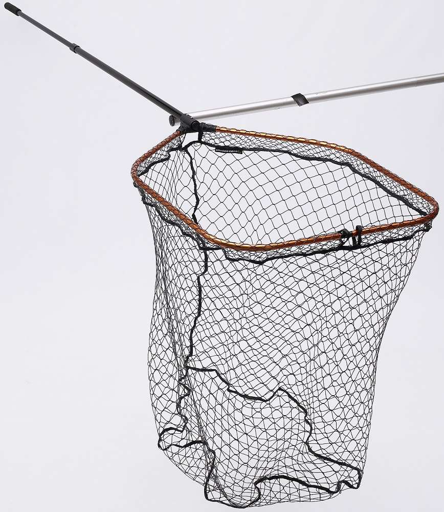Savage gear podběrák pro tele folding net rubber x large mesh - velikost l 65x50 cm